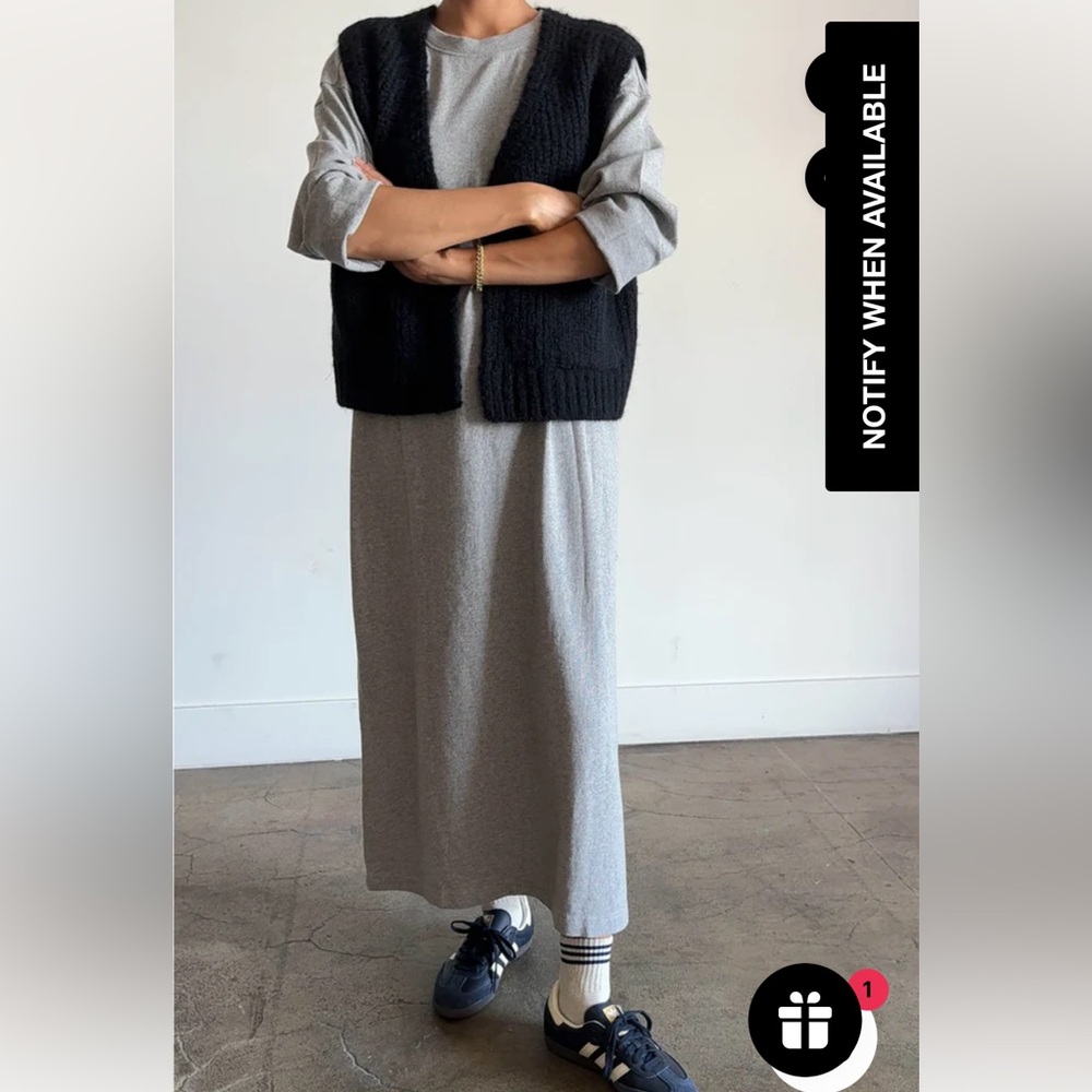 Le Bon Shoppe Sunday Dress Heather Grey